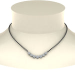Load image into Gallery viewer, Floral-Cluster-Diamond-Mangalsutra