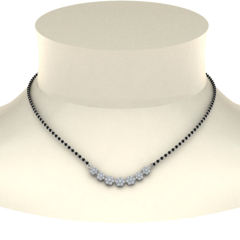Floral-Cluster-Diamond-Mangalsutra