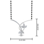 Load image into Gallery viewer, Flower-Diamond-Delicate-Mangalsutra