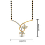 Load image into Gallery viewer, Flower-Diamond-Delicate-Mangalsutra