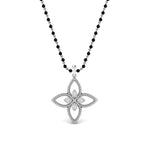 Load image into Gallery viewer, Flower-Diamond-Pendant-Mangalsutra