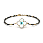 Load image into Gallery viewer, Flower Evil Eye Diamond Bracelet Mangalsutra