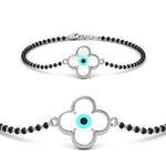 Load image into Gallery viewer, Flower Evil Eye Mangalsutra Bracelet