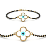 Load image into Gallery viewer, Flower Evil Eye Mangalsutra Bracelet