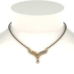 Load image into Gallery viewer, Flower-Modern-Diamond-Mangalsutra