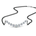 Load image into Gallery viewer, Graduated-Diamond-Mangalsutra-Necklace