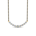 Load image into Gallery viewer, Graduated-Diamond-Mangalsutra-Necklace