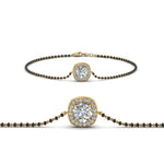 Load image into Gallery viewer, Halo Diamond Bracelet Mangalsutra