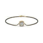 Load image into Gallery viewer, Halo Diamond Bracelet Mangalsutra
