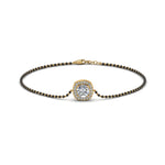 Load image into Gallery viewer, Halo Diamond Bracelet Mangalsutra