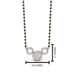 Load image into Gallery viewer, Halo-Tanmaniya-Modern-Mangalsutra
