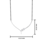 Load image into Gallery viewer, Heart-Diamond-Simple-Mangalsutra-Design