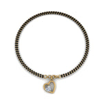 Load image into Gallery viewer, Heart Drop Diamond Mangalsutra Bracelet