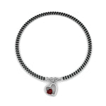 Load image into Gallery viewer, Heart Drop Ruby Mangalsutra Bracelet