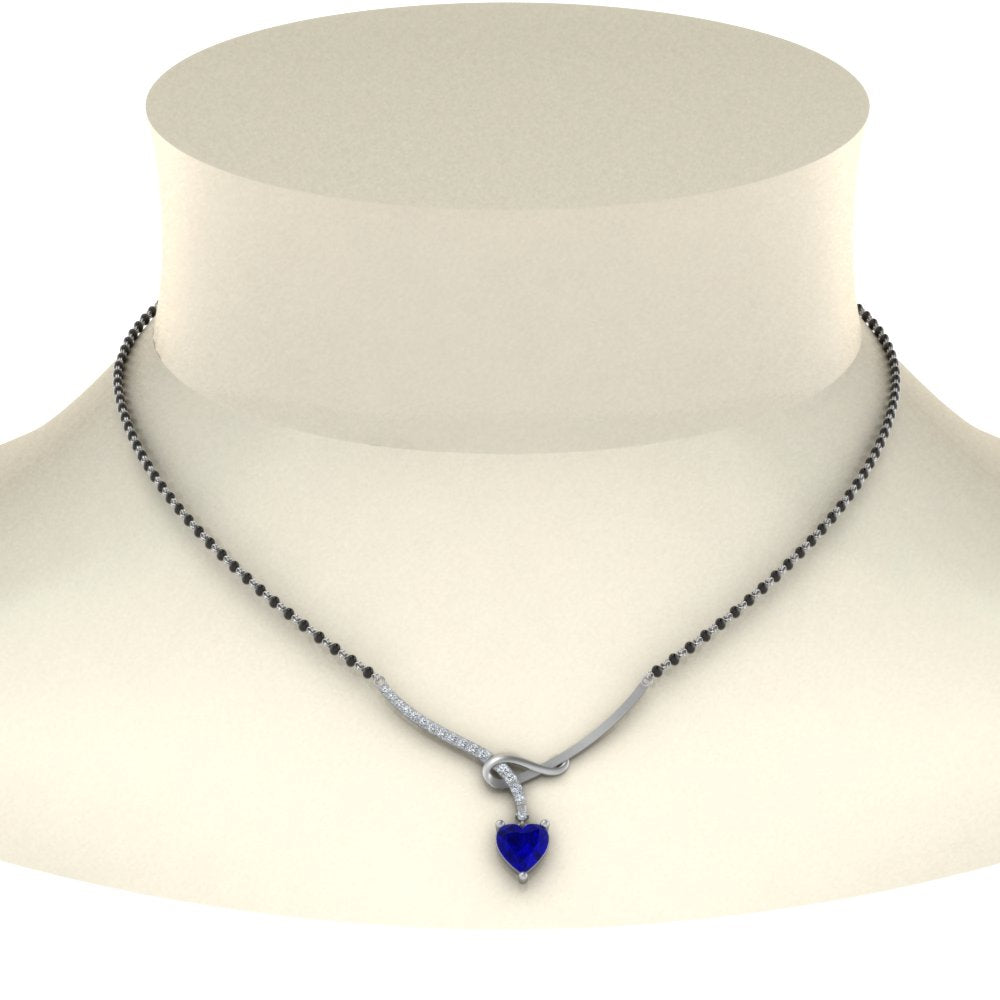 Heart-Sapphire-Twist-Diamond-Mangalsutra
