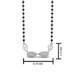 Load image into Gallery viewer, Infinity Diamond Mangalsutra Sun Sign