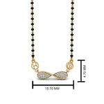 Load image into Gallery viewer, Infinity-Diamond-Mangalsutra-Sun-Sign