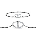 Load image into Gallery viewer, Interlocked Heart Bracelet Mangalsutra