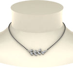 Load image into Gallery viewer, Leaf-Design-Diamond-Mangalsutra