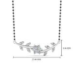 Load image into Gallery viewer, Leaves-Design-Diamond-Mangalsutra