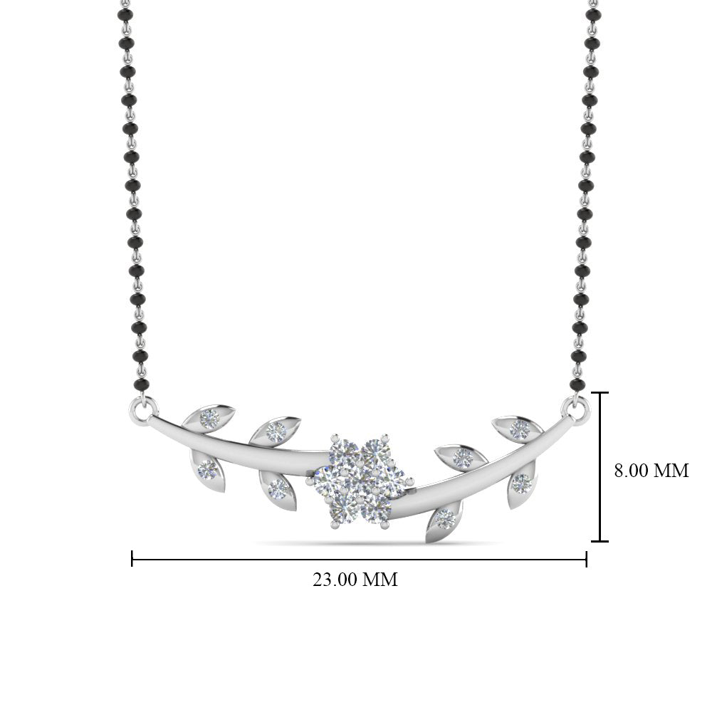 Leaves-Design-Diamond-Mangalsutra