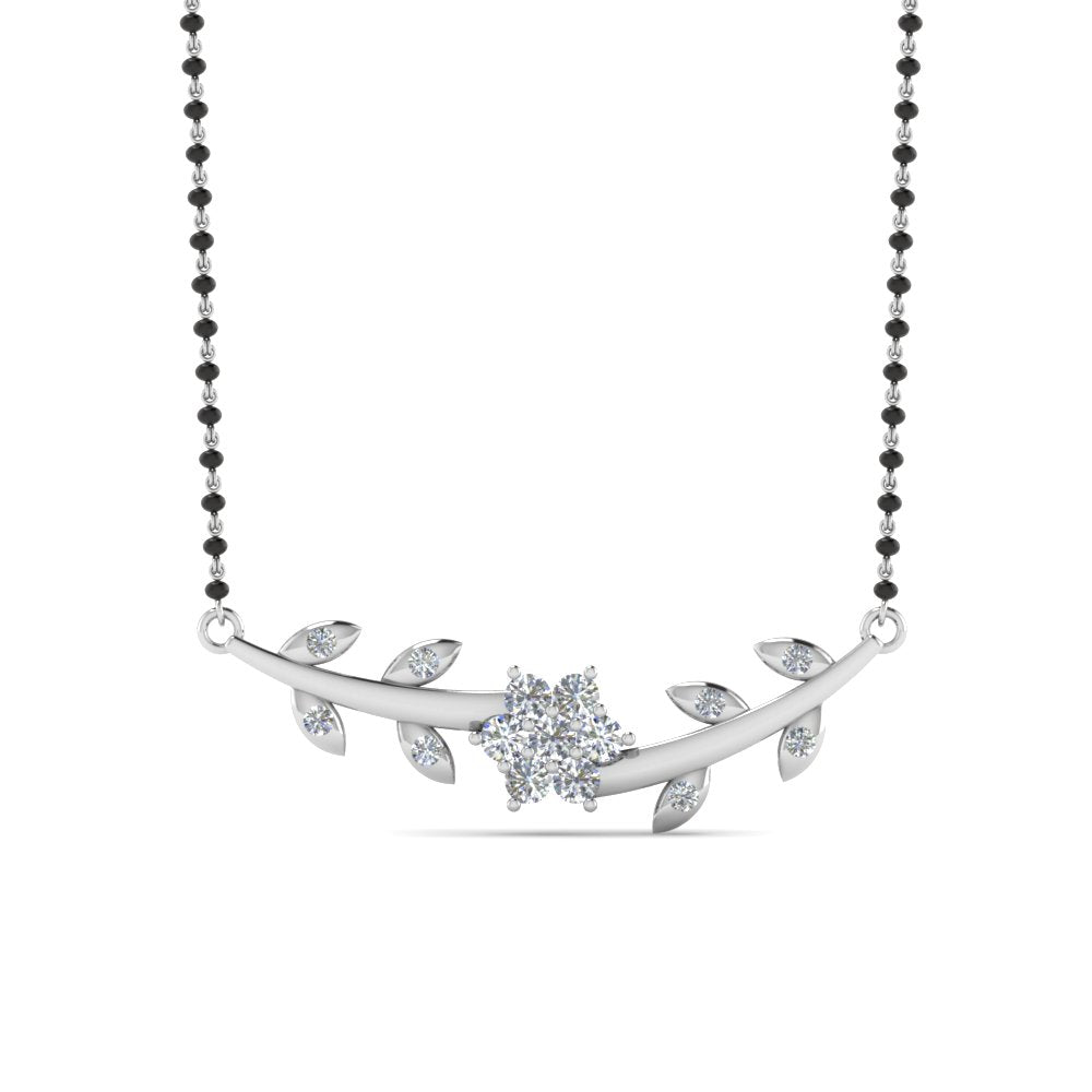 Leaves-Design-Diamond-Mangalsutra