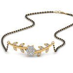 Load image into Gallery viewer, Leaves-Design-Diamond-Mangalsutra