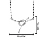 Load image into Gallery viewer, Love Knot Diamond Mangalsutra