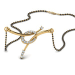 Load image into Gallery viewer, Love-Knot-Diamond-Mangalsutra