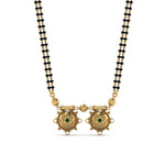 Load image into Gallery viewer, Maharashtrian-Diamond-Mangalsutra-Emerald-Vati