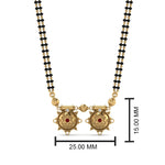 Load image into Gallery viewer, Maharashtrian-Diamond-Mangalsutra-Ruby-Vati