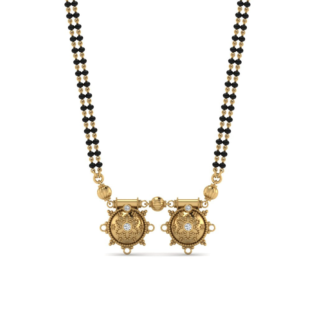 Maharashtrian-Mangalsutra-Diamond-Vati
