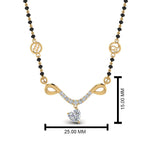 Load image into Gallery viewer, Mangalsutra-Sun-Sign-Diamond-With-Beads