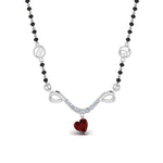 Load image into Gallery viewer, Mangalsutra-Sun-Sign-Ruby-With-Beads