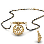 Load image into Gallery viewer, Milgrain Design Gold Wati Mangalsutra