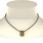 Load image into Gallery viewer, Milgrain Design Gold Wati Mangalsutra