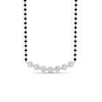 Load image into Gallery viewer, Modern-Bezel-Delicate-Diamond-Mangalsutra