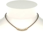 Load image into Gallery viewer, Modern-Bezel-Delicate-Diamond-Mangalsutra