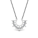 Load image into Gallery viewer, Modern-Diamond-Fan-Mangalsutra