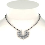 Load image into Gallery viewer, Modern-Diamond-Fan-Mangalsutra
