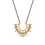 Load image into Gallery viewer, Modern-Diamond-Fan-Mangalsutra