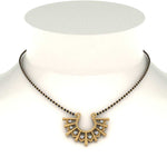 Load image into Gallery viewer, Modern-Diamond-Fan-Mangalsutra