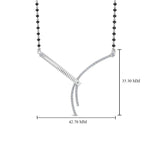 Load image into Gallery viewer, Modern-Mangalsutra-With-Diamonds