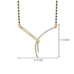 Load image into Gallery viewer, Modern-Mangalsutra-With-Diamonds