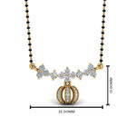 Load image into Gallery viewer, Necklace-Mangalsutra-With-Diamond