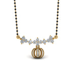 Load image into Gallery viewer, Necklace-Mangalsutra-With-Diamond