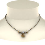 Load image into Gallery viewer, Necklace-Mangalsutra-With-Diamond