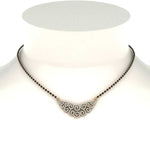 Load image into Gallery viewer, Pave-Curves-Diamond-Mangalsutra