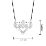 Load image into Gallery viewer, Peacock-Design-Diamond-Mangalsutra