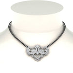 Load image into Gallery viewer, Peacock-Design-Diamond-Mangalsutra